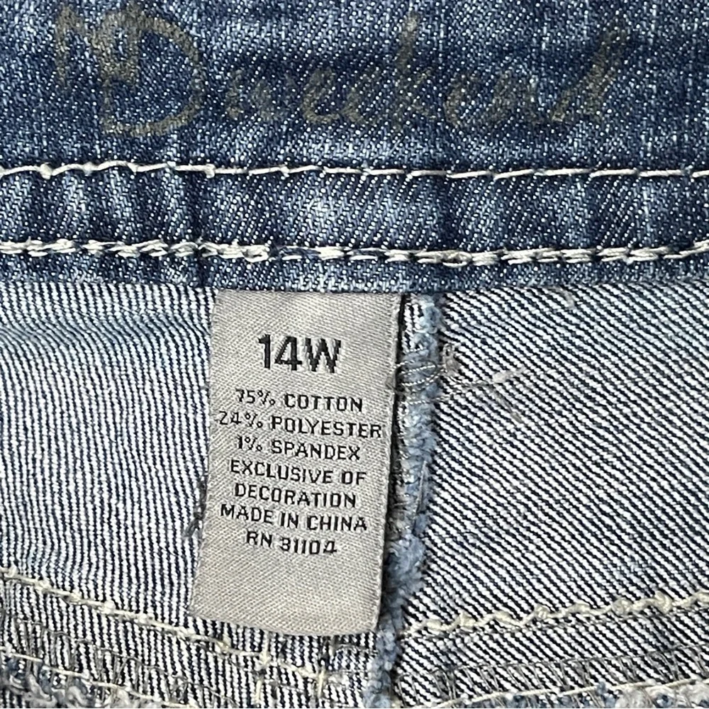 WOMEN’S VINTAGE Capri Jeans with Embellished Pockets, 14W - Picture 8 of 10